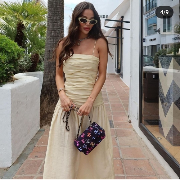 Zara Draped Midi Dress - Picture 5 of 11